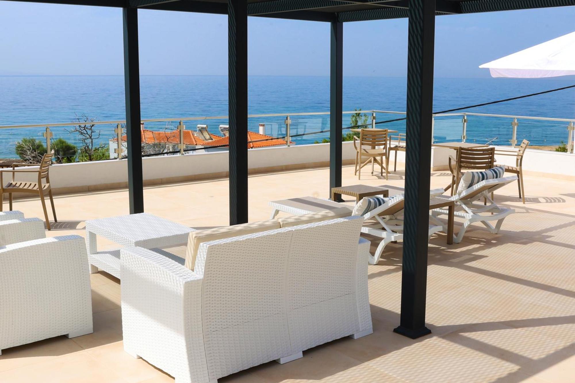 Ocean View Studios And Luxury Rooms Plomari Zewnętrze zdjęcie